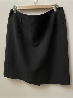 (2 for $20) Short Black A-Line Skirt
